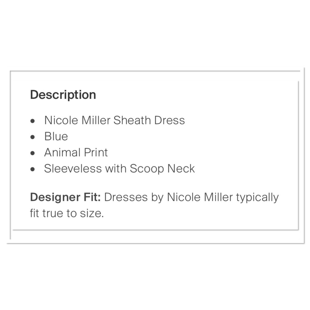 Nicole Miller Atelier Dress - Picture 5 of 6